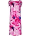 capped 'v' neck beach dress 'floral fusion'