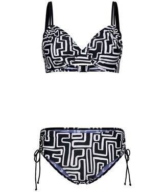 Pastunette Beach beugelbikini set 'monochrome beach'