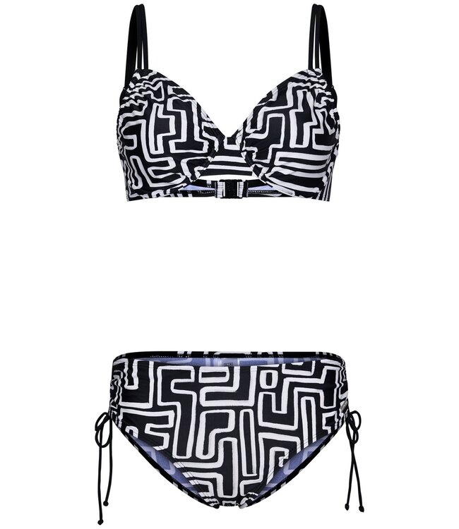 underwired bikini set 'monochrome beach'