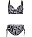 beugelbikini set 'monochrome beach'