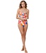 soft cup badpak met power net 'sunset beach'