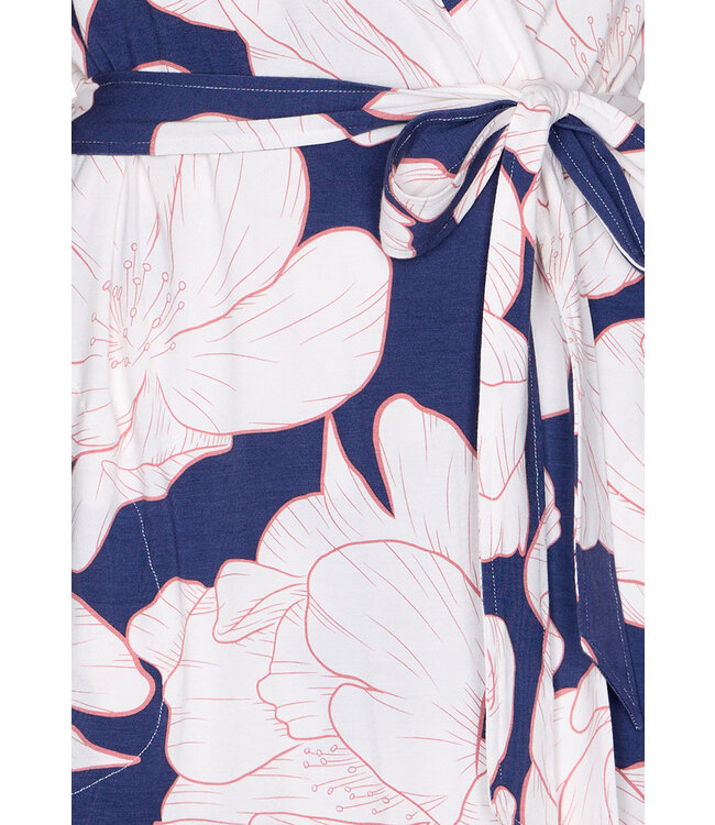 ladies wrap-over luxury kimono 'floral bloom'