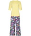 Pastunette katoenen 3/4 dames pyjama set met korte mouwen 'floral garden'