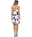 ladies luxury spaghetti nightdress 'floral bloom'