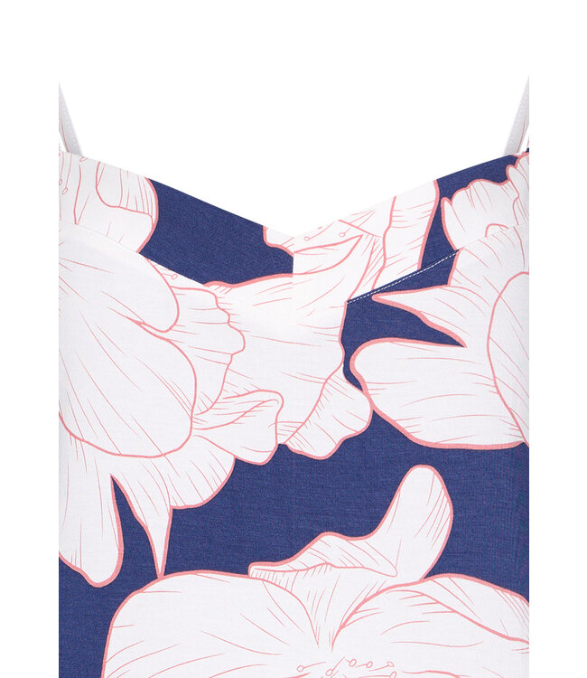 luxe dames spaghetti nachthemd 'floral bloom'