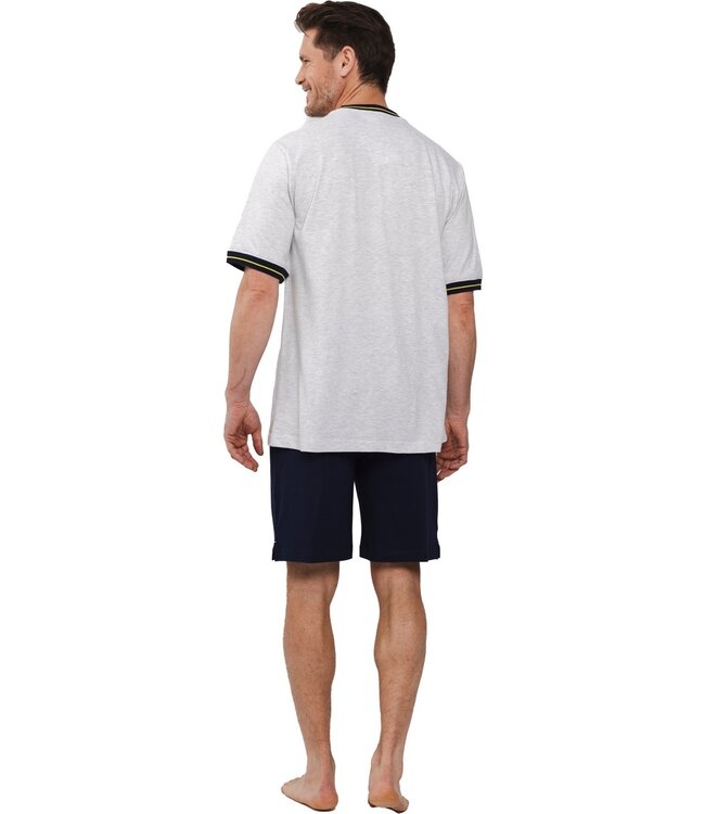 katoenen heren shortama set 'padel tennis time'