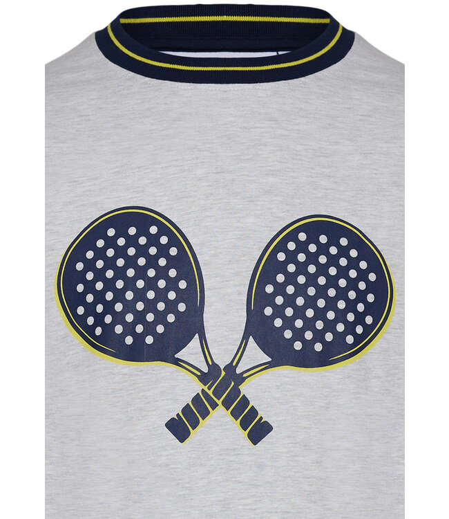 katoenen heren shortama set 'padel tennis time'