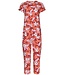 bamboe-mix pyjama met korte mouwen 'floral fusion'