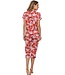 bamboe-mix pyjama met korte mouwen 'floral fusion'