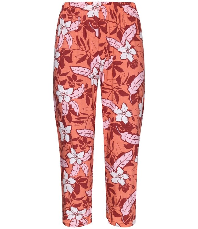bamboe-mix pyjama met korte mouwen 'floral fusion'