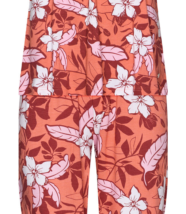 short sleeve bamboo-mix pyjama'floral fusion'