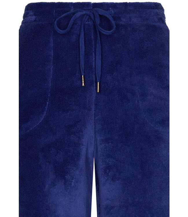 embossed fleece home lounge suit 'chic flower'