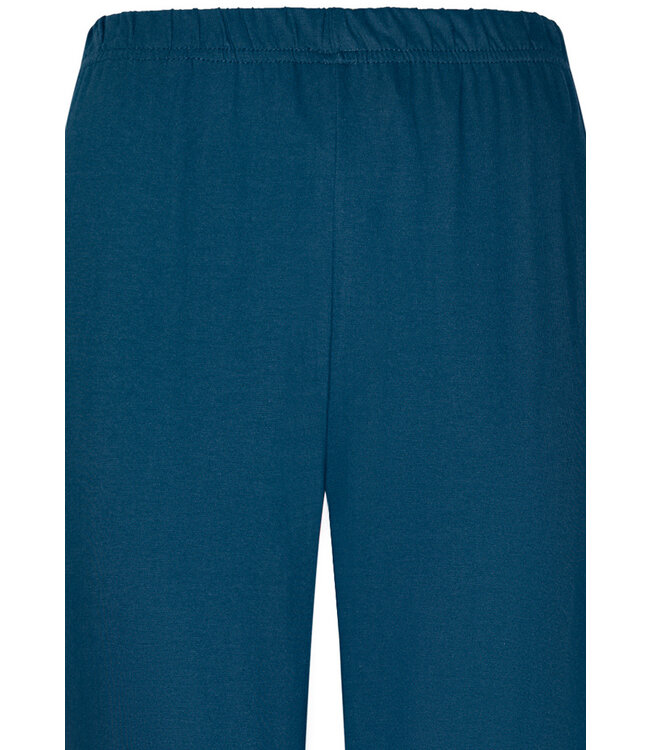 ladies organic cotton stripey pyjama set 'diamante flowers'