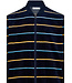 Heren lounge-huispak van velours 'velvet stripes' met rits