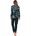 Katoen-modal dames pyjama met lange mouwen 'boutique charm'