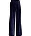 Luxe 3-delige velours loungeset 'chic blue beauty'