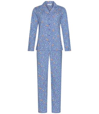 Rebelle Doorknoop pyjama met lange mouwen van bio-katoen 'woodland wildlife'