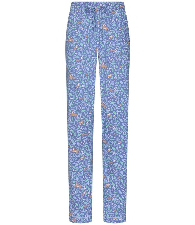 long sleeve organic cotton full button pyjama 'woodland wildlife'