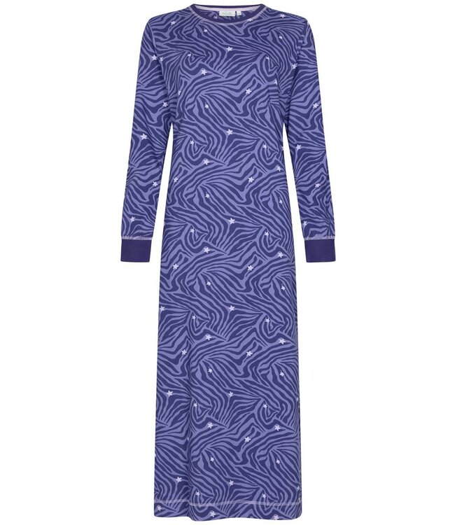 Trendy extra lang nachthemd van katoen-elastan-mix 'starry animal'