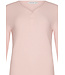 Warme dames pyjama broek met viscose-mix roze top ‘champagne pink check’