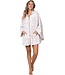 Zachte fleece dames poncho met capuchon ‘chic flower’