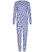 Rebelle Katoen-interlock pyjama met lange mouwen 'chic flower'