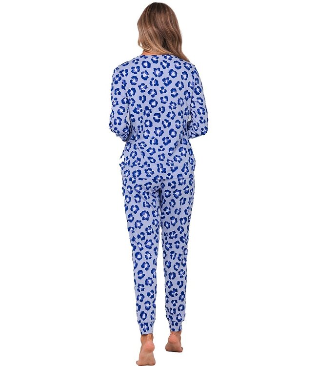 cotton interlock long sleeve pyjama 'chic flower'