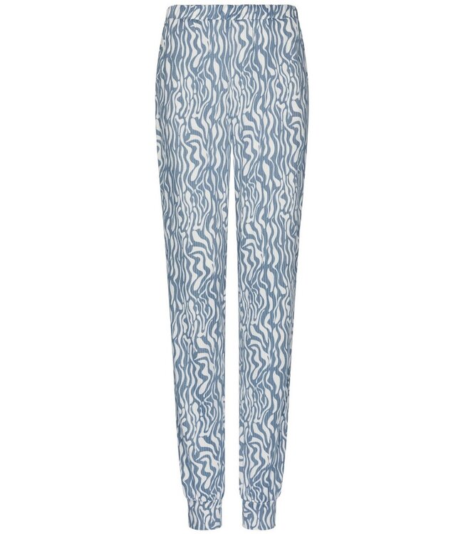 long sleeve warm pyjama 'watercolour waves'