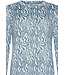 Warme pyjama met lange mouwen ‘watercolour waves’