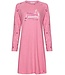 Nachthemd met lange mouwen van katoen-polyester-mix 'fun o'clock'
