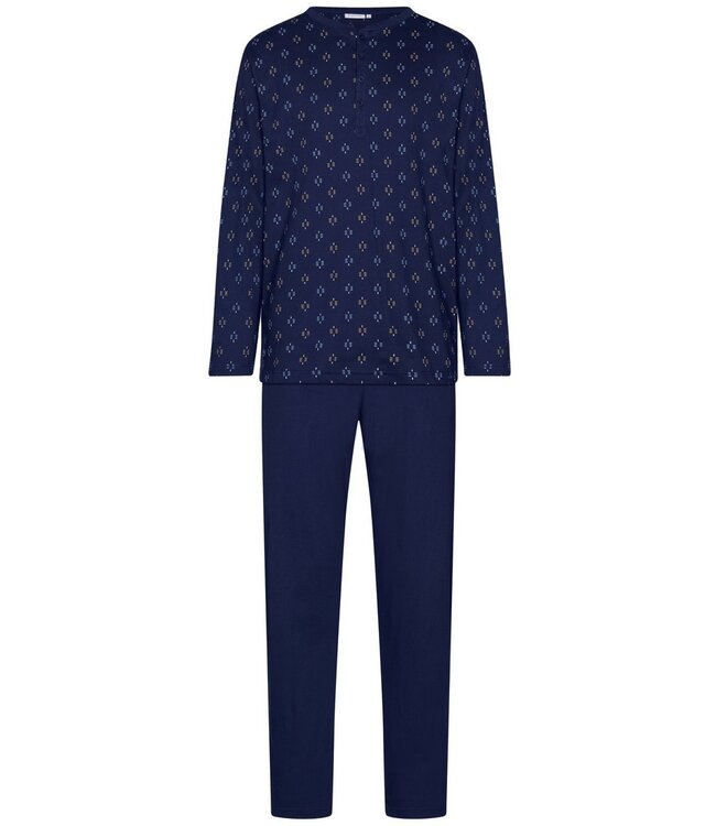 Heren pyjamaset met knopen van bio-katoen 'just groovy'