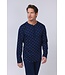 Heren pyjamaset met knopen van bio-katoen 'just groovy'