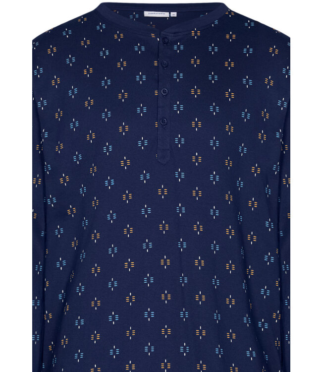 Heren pyjamaset met knopen van bio-katoen 'just groovy'