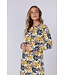 Katoenen dames nachthemd met lange mouwen en knoopjes 'forest flowers'