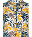 Katoenen dames nachthemd met lange mouwen en knoopjes 'forest flowers'
