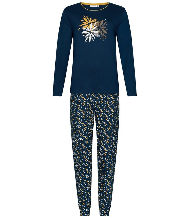 Pyjama met lange mouwen van 100% biologische katoen 'forest flowers'
