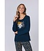 Pyjama met lange mouwen van 100% biologische katoen 'forest flowers'