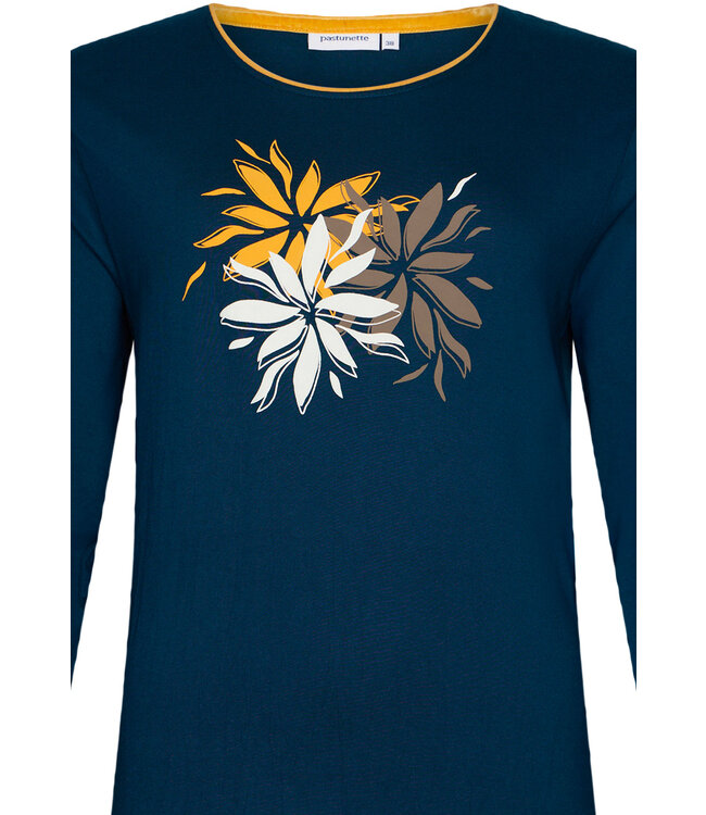 long sleeve 100% organic cotton pyjama set 'forest flowers'