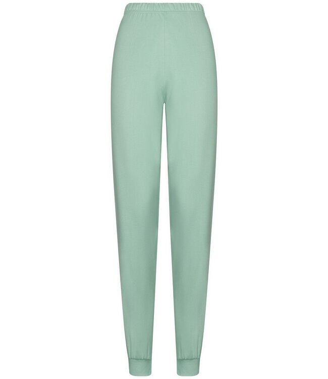 ladies 100% cotton interlock pyjama set with buttons 'winter flowers'