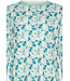 Dames pyjama van 100% katoen interlock met knopen 'winter flowers'