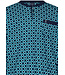 men's long sleeve cotton pyjama set with buttons 'groovy circles'