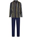 Pastunette for Men Doorknoop heren pyjama van katoen-modal 'modern stripes'
