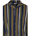 Doorknoop heren pyjama van katoen-modal 'modern stripes'