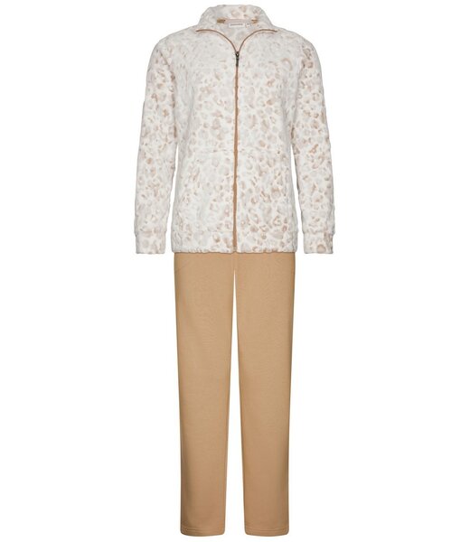 Pastunette ladies soft fleece home-lounge suit 'chic flower'