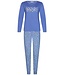 Rebelle Dames pyjamaset met lange mouwen van bio-katoen 'woodland wildlife'