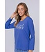 Dames pyjamaset met lange mouwen van bio-katoen 'woodland wildlife'