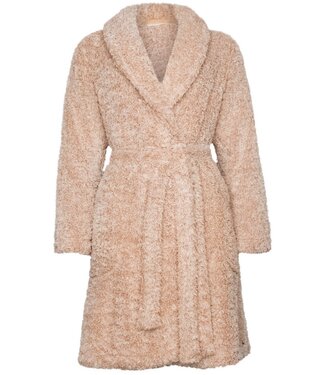 Rebelle warm coral fleece wrap-over robe 'fabulously fluffy'