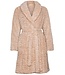 Rebelle warm coral fleece wrap-over robe 'fabulously fluffy'