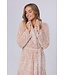 Warme coral-fleece overslag ochtendjas 'fabulously fluffy'