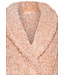 Warme coral-fleece overslag ochtendjas 'fabulously fluffy'